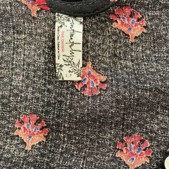 Free People Intimates Boho Floral Razor back Maxi Dress - Picture 8 of 8